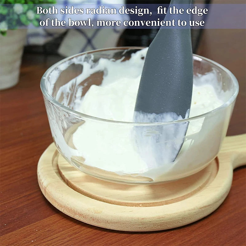 Silicone Baking Spatula with Wooden Handle