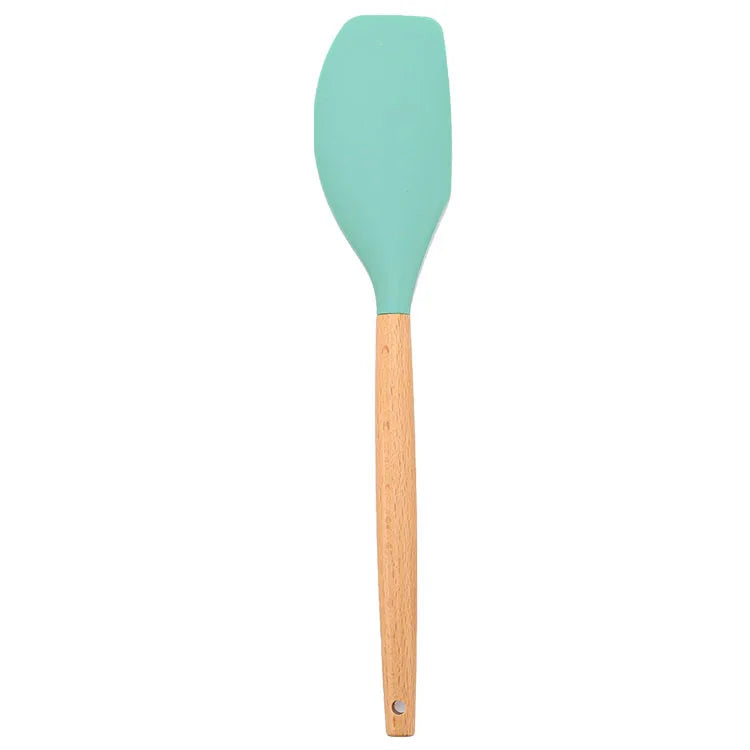 Silicone Baking Spatula with Wooden Handle