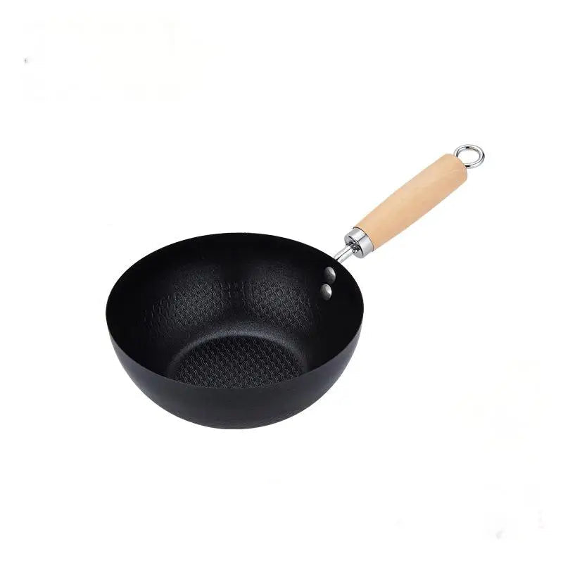 Wrought Iron Non-Stick Frying Pan – Heavy-Duty Skillet for Gas & Induction Cooktops (Multiple Sizes)