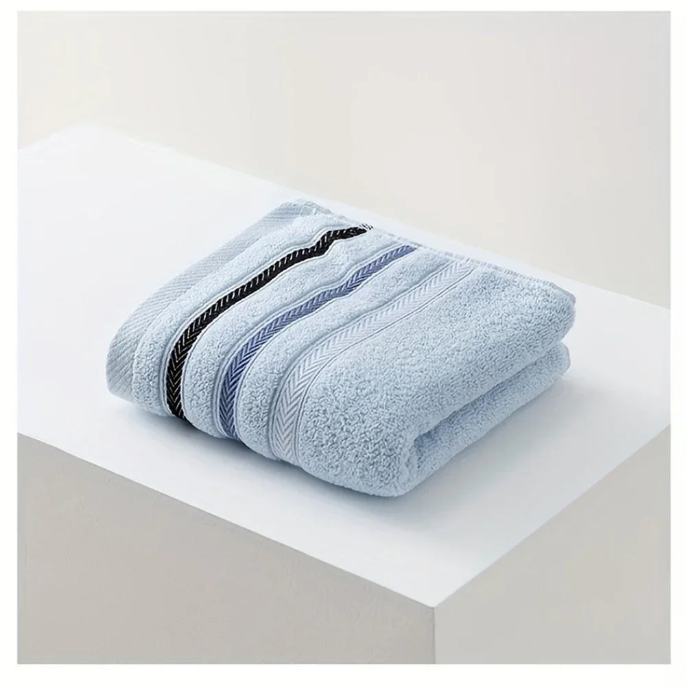 100% Cotton Striped Face Towel