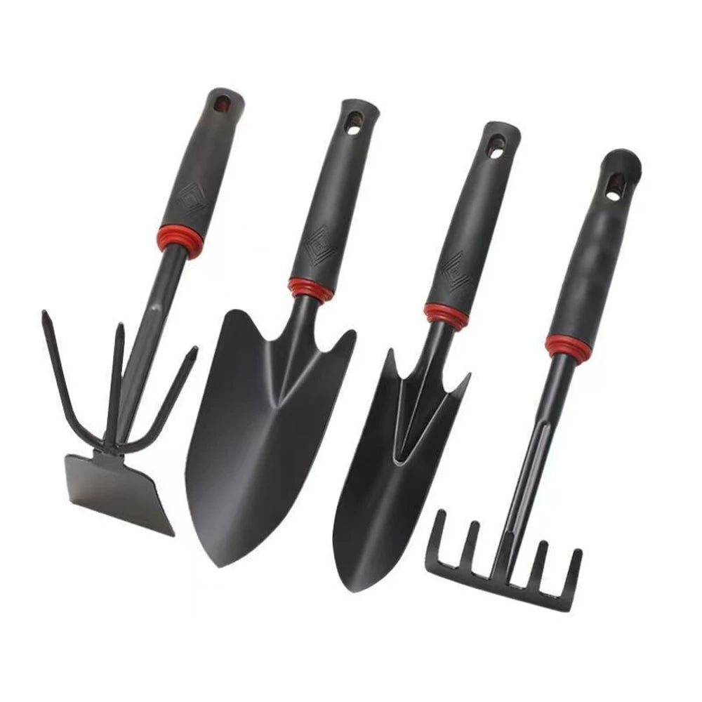 4-Piece Heavy-Duty Garden Tool Set – Alloy Steel Construction