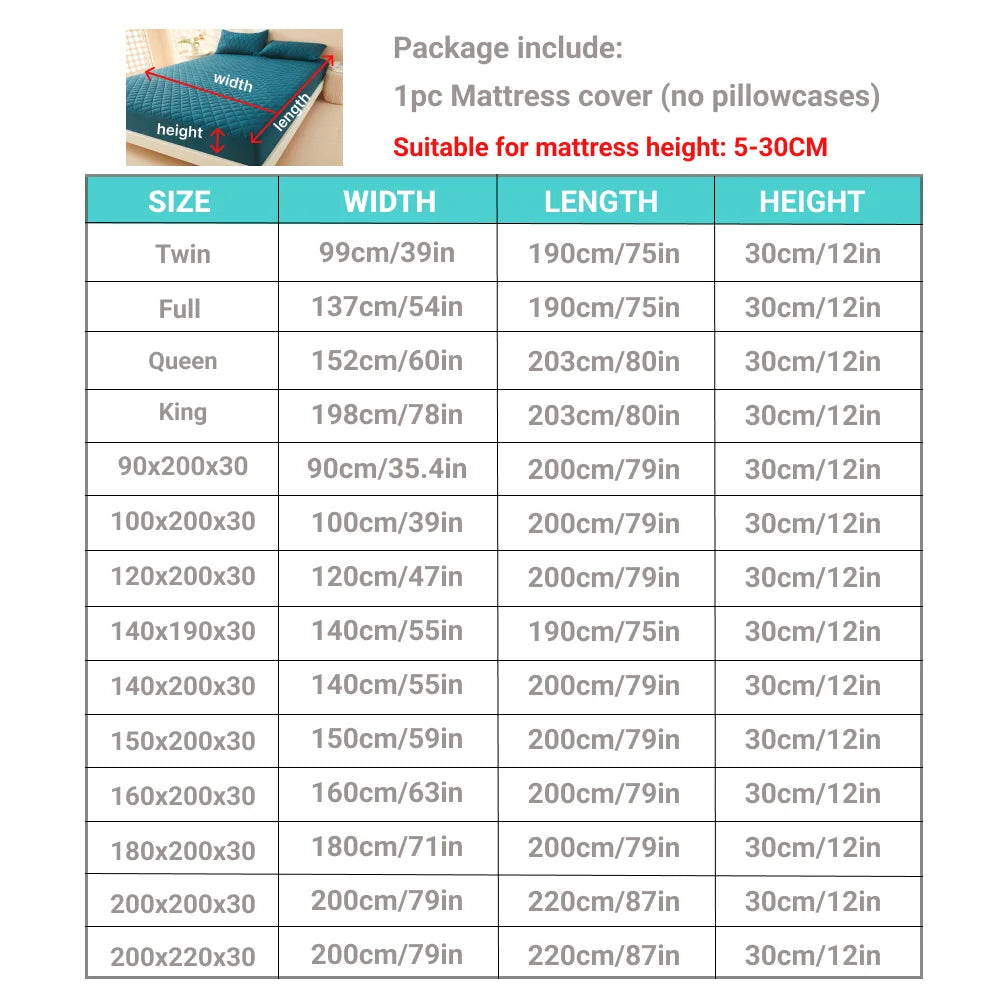 Waterproof Mattress Protector – Soft & Breathable