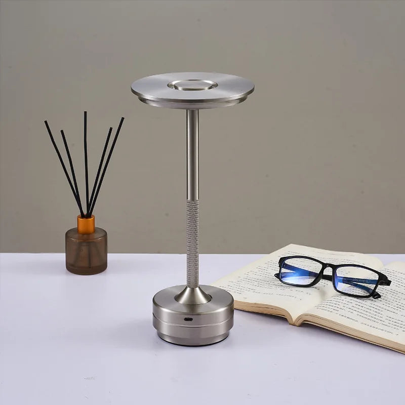 Modern Rechargeable LED Table Lamp – Touch Control, Wireless, Dimmable