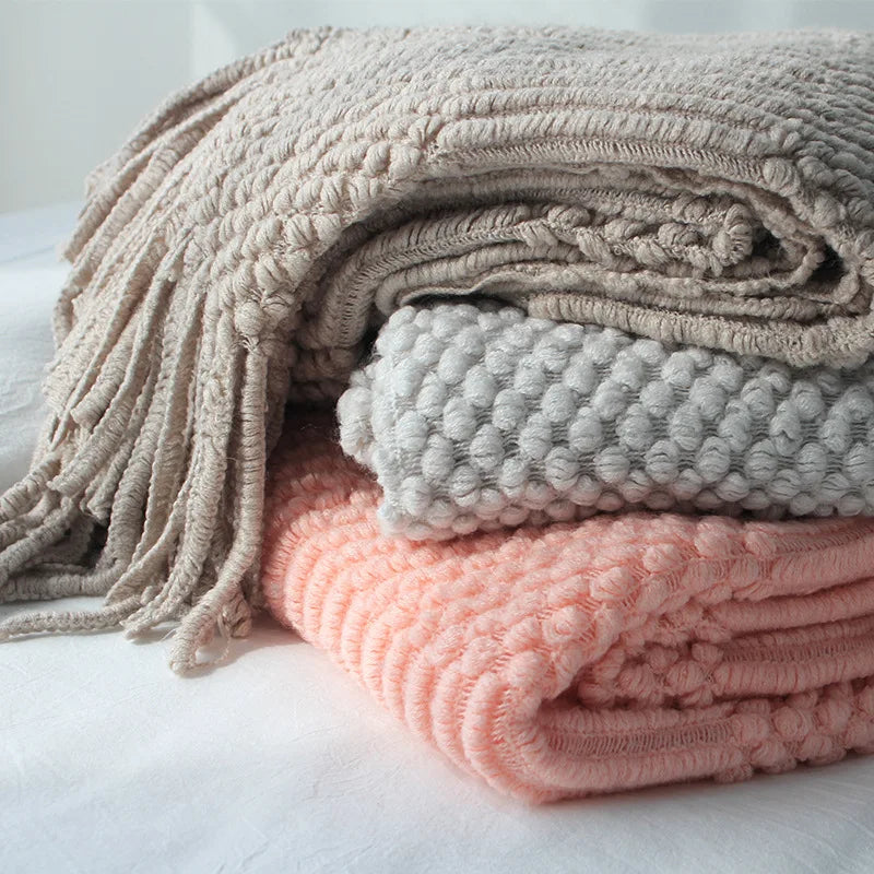 Wearable Acrylic Throw Blanket – Soft, Lightweight & Travel-Friendly