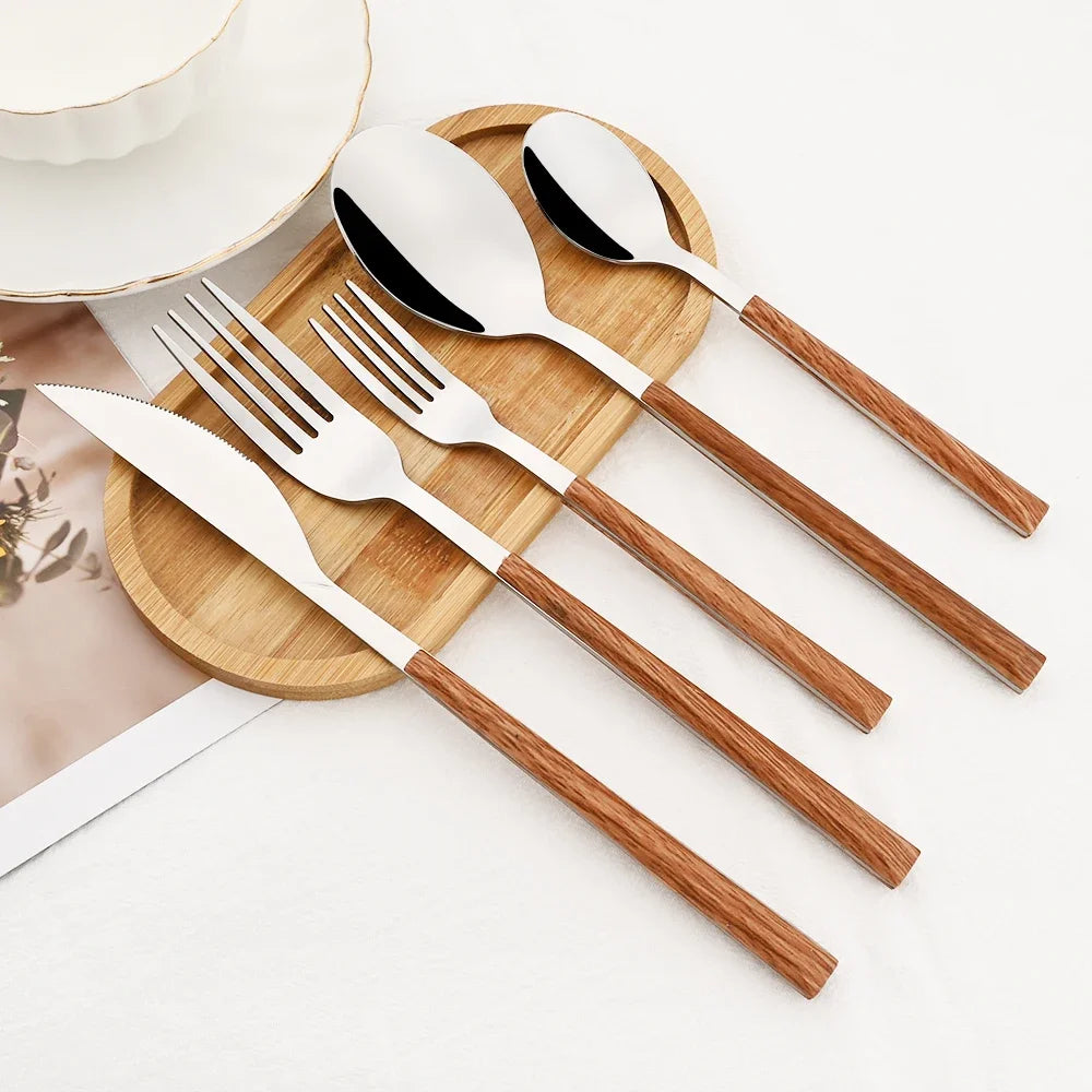 24-Piece Stainless Steel Flatware Set – Service for 6