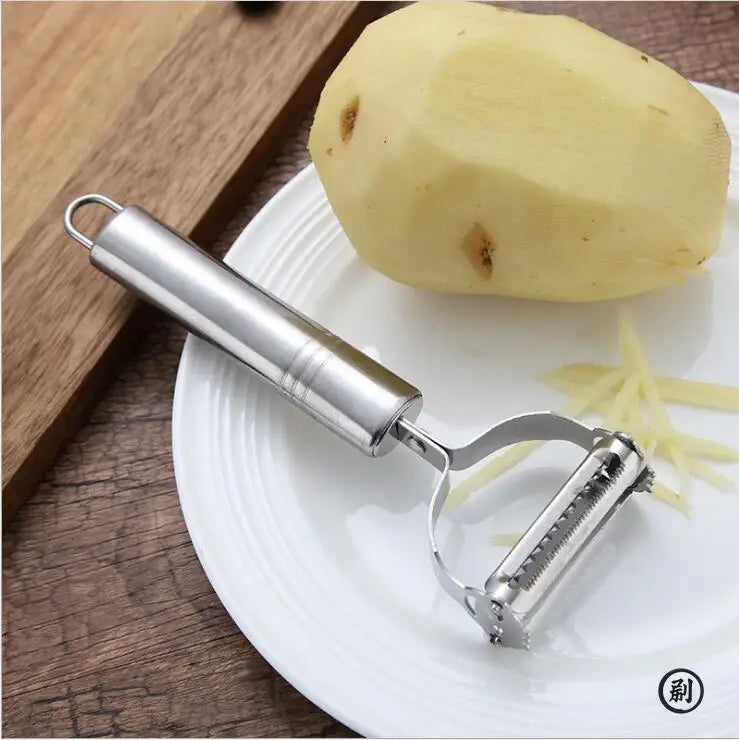 Premium Stainless Steel 2-in-1 Vegetable Peeler & Julienne Slicer