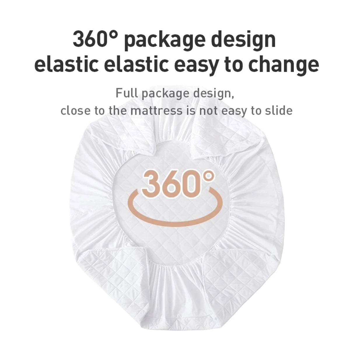 Waterproof Fitted Mattress Cover – Breathable & Durable Bed Protection