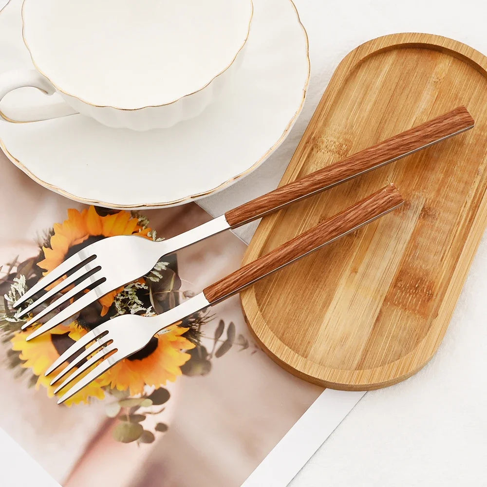 24-Piece Stainless Steel Flatware Set – Service for 6