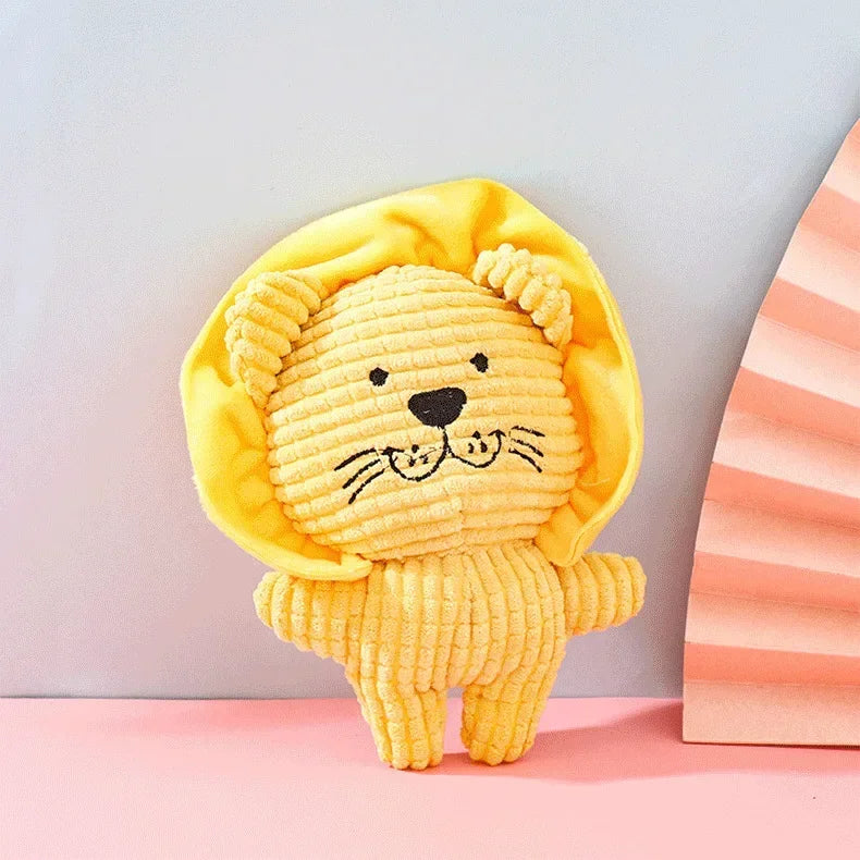 Plush Animal Chew Toy for Dogs – Soft and Squeaky Pet Toy