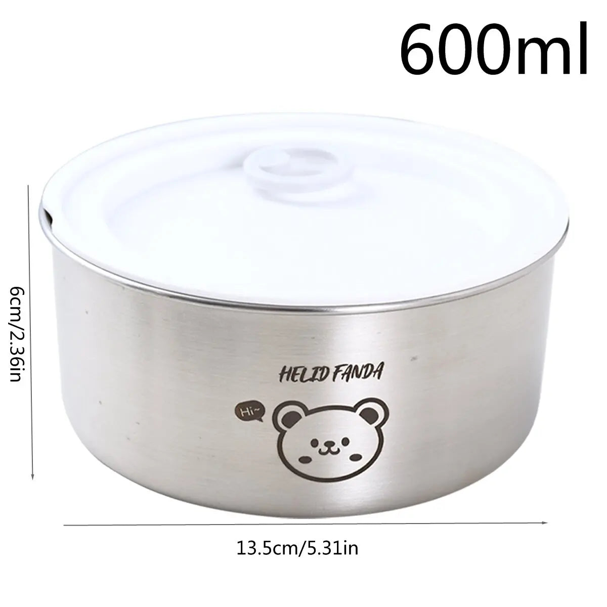 Stainless Steel Food Container – 1 Piece