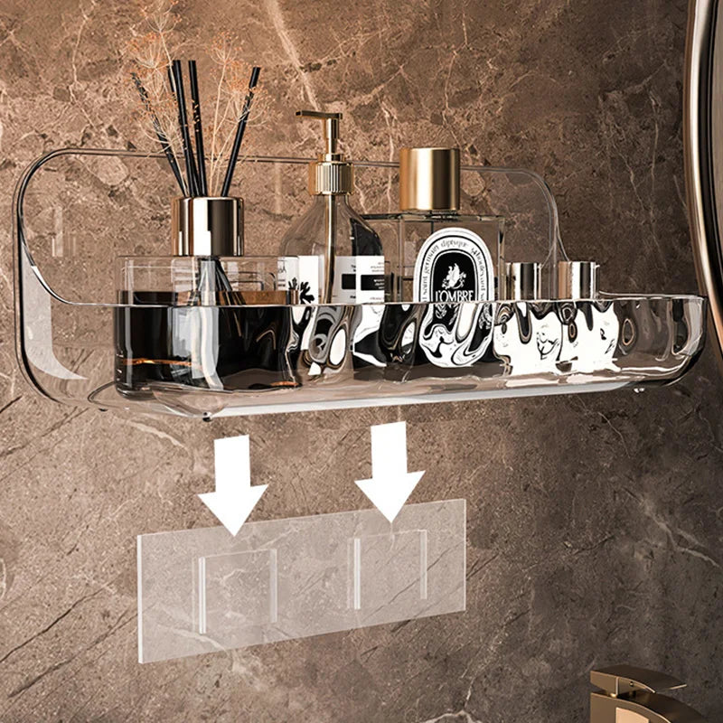 Wall-Mounted Bathroom Storage Tray – Punch-Free Installation
