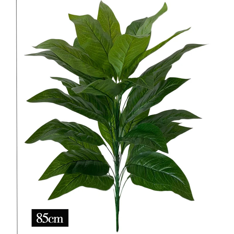 Large Artificial Tropical Plant Branch – 27”–33” Decorative Greenery Stem