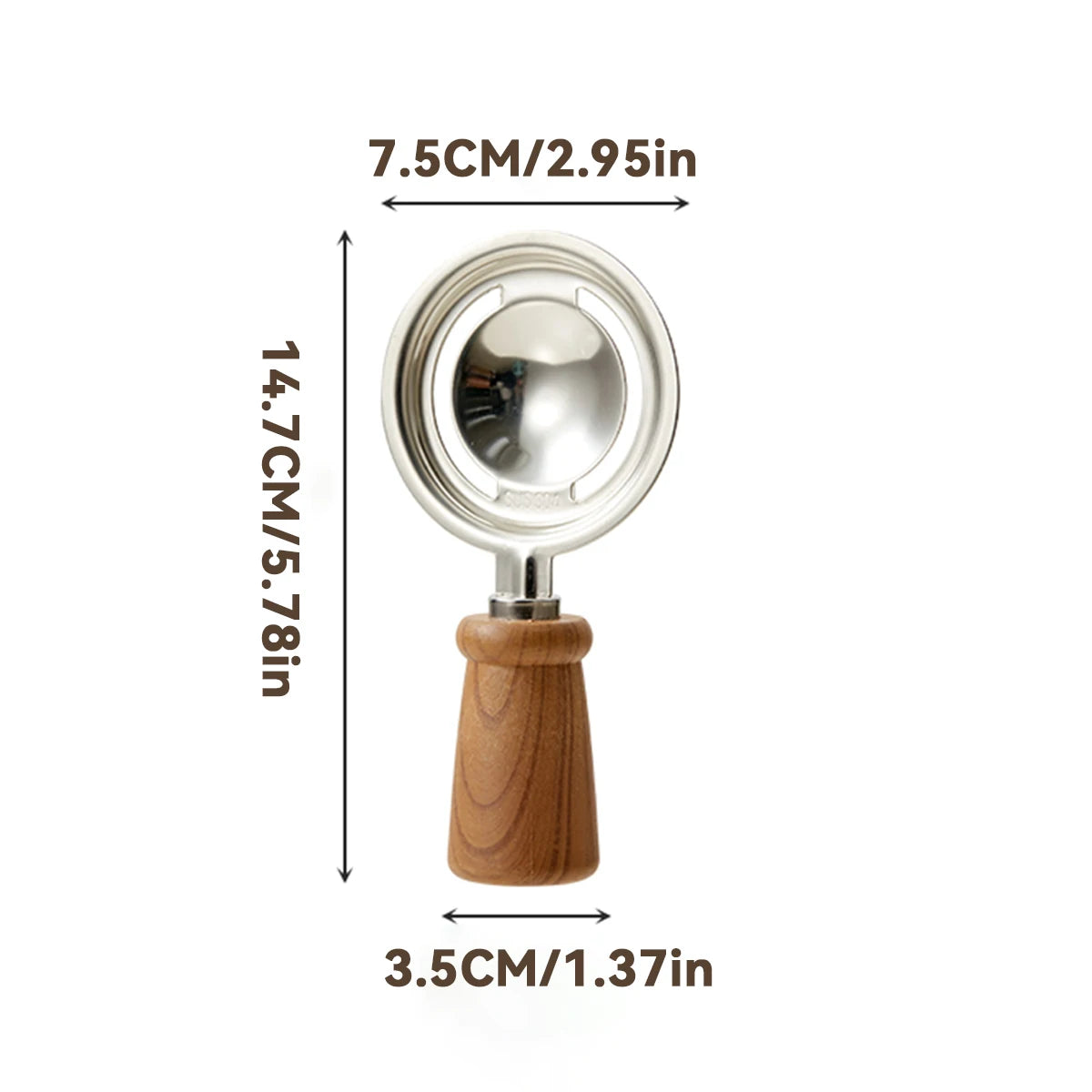 Stainless Steel Flour Sifter – Fine Mesh Baking Tool