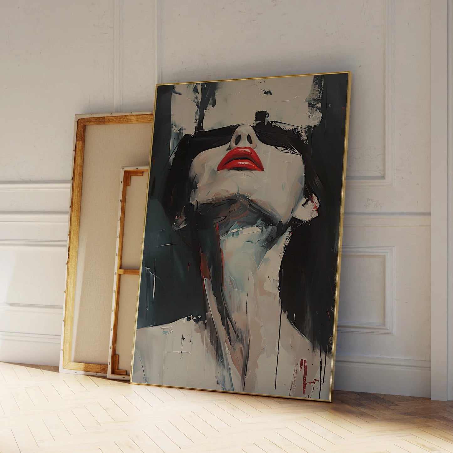 Vertical Canvas Wall Art – Unframed Modern Poster for Home Decoration