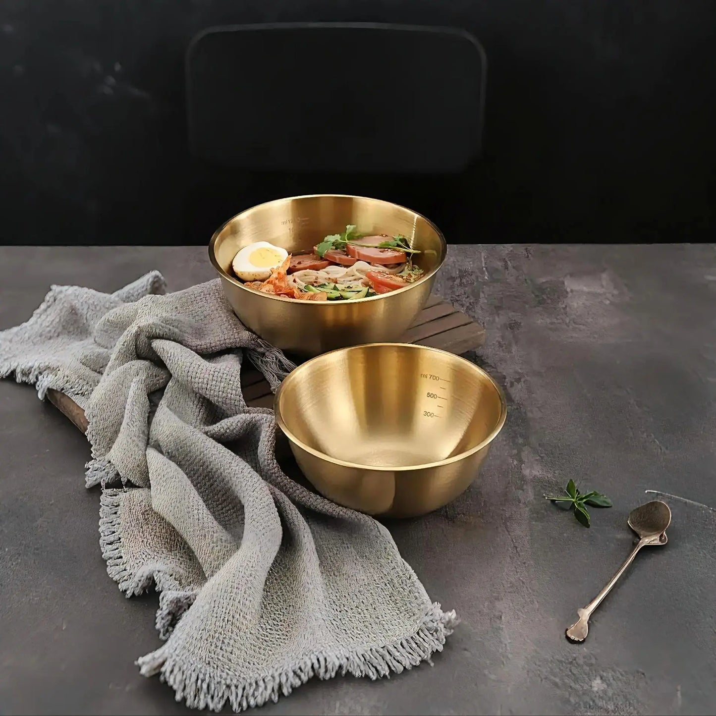 Stainless Steel Mixing Bowl Set – Set of 3 Sizes