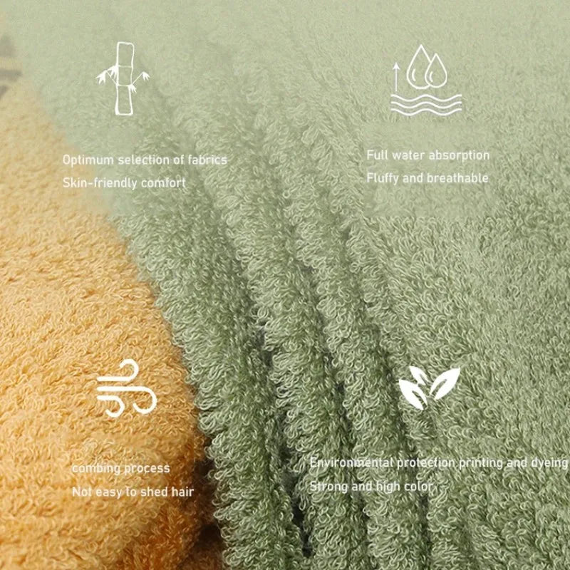 3-Piece Bamboo Towel Set – Soft, Absorbent, Quick-Dry