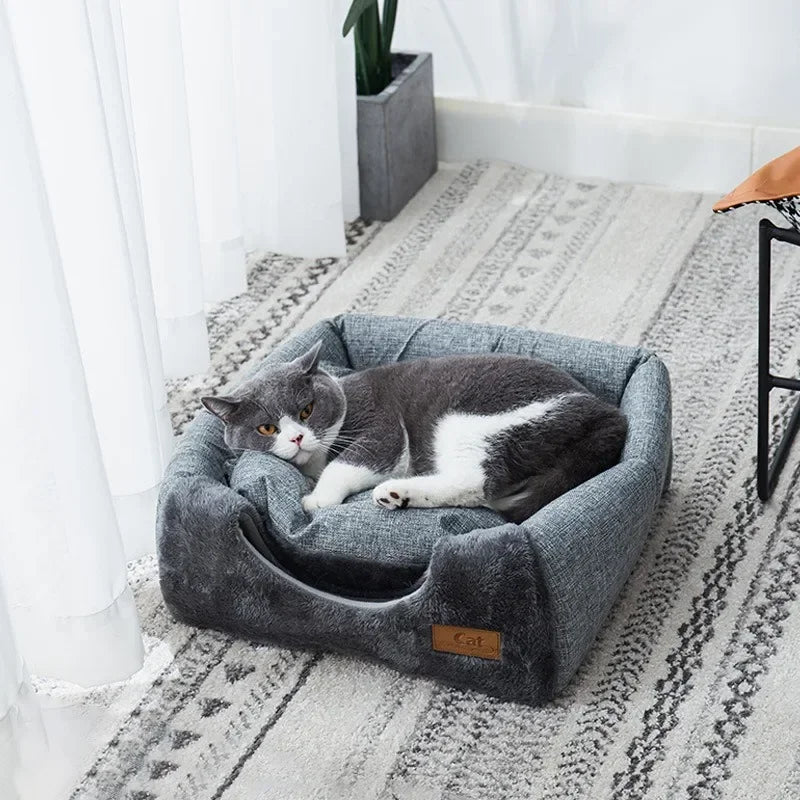 Velvet Cat House & Condo – Cozy and Stylish