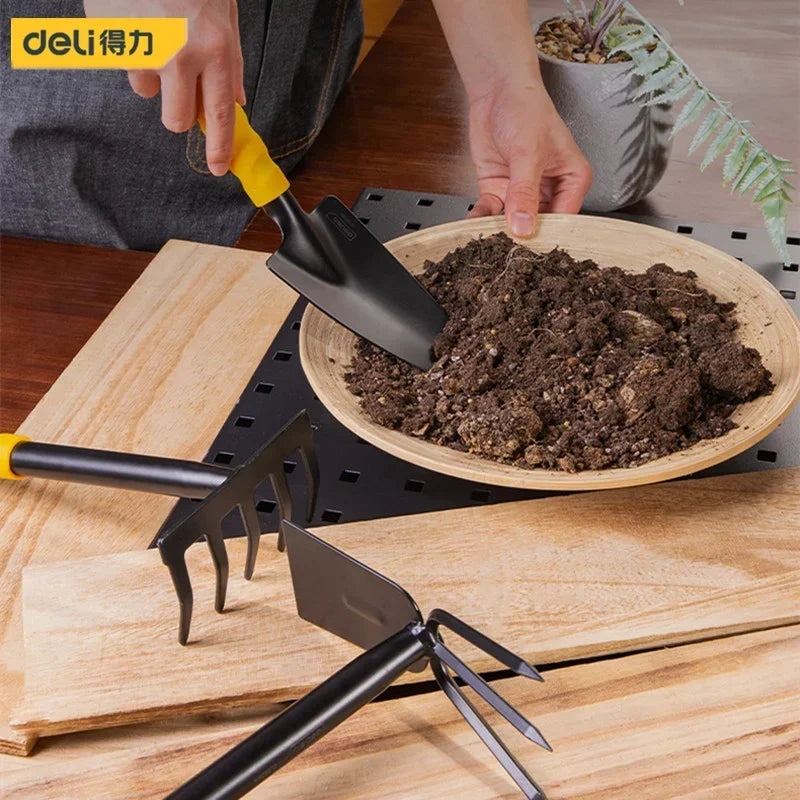 Stainless Steel Garden Tool Set – 4-Piece Multifunctional Kit
