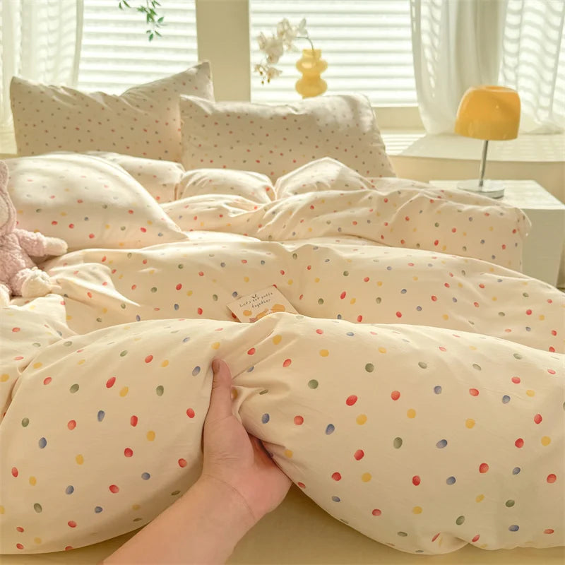 Pastoral Style Duvet Cover Set – 3 Pieces