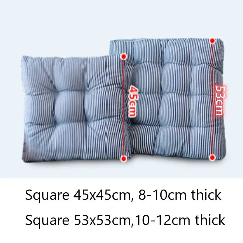 Polyester Square Seat Cushion – Massage-Inspired Comfort Pad