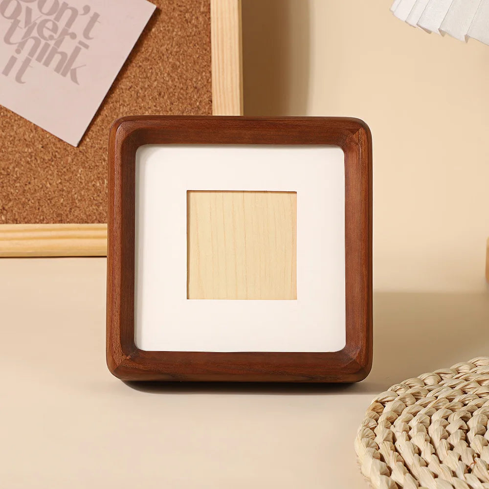Modern Wooden Square Photo Frame – Multiple Sizes