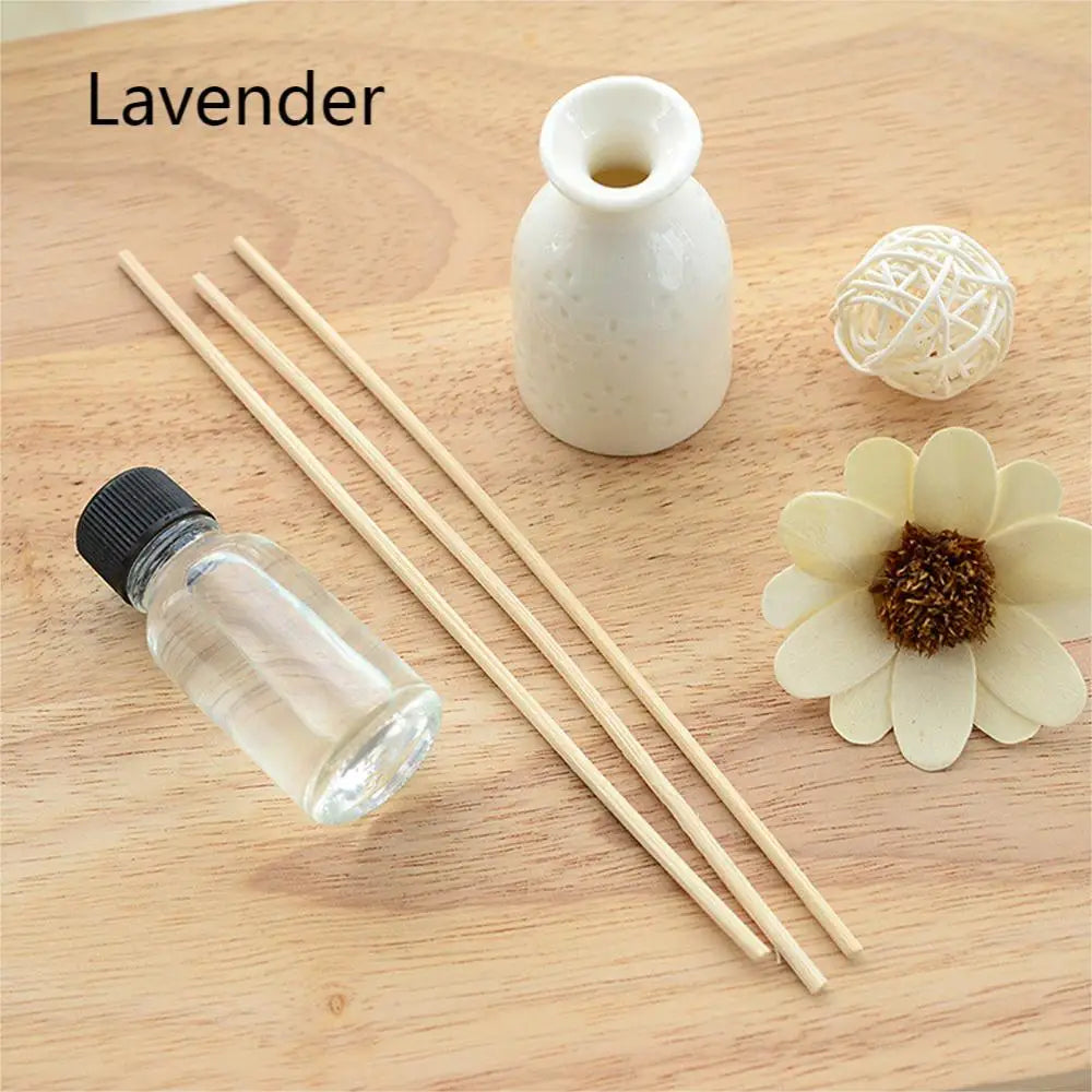 Rattan Diffuser Stick Set – 8.7 in Natural Reeds for Home Fragrance