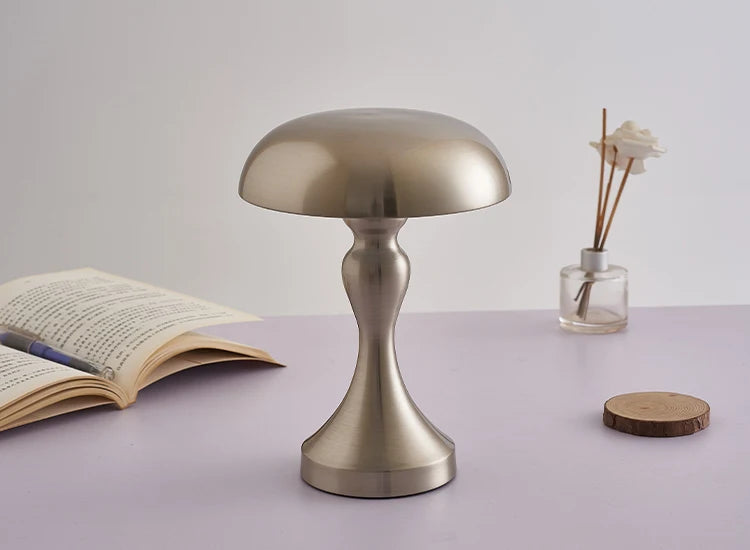 Modern Rechargeable LED Table Lamp – Touch Control, Wireless, Iron Body