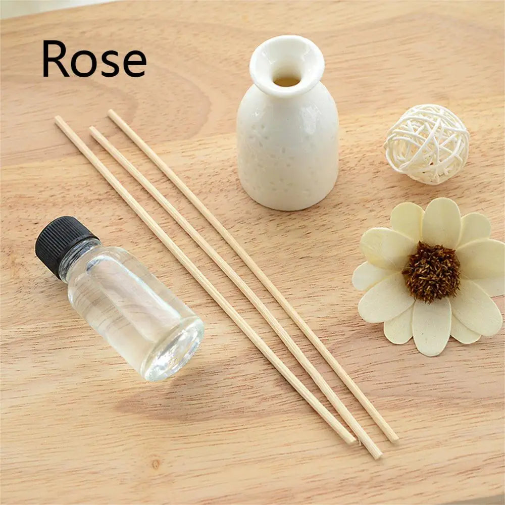 Rattan Diffuser Stick Set – 8.7 in Natural Reeds for Home Fragrance