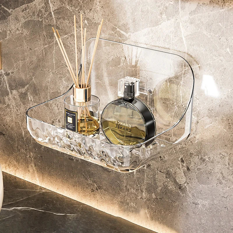 Wall-Mounted Bathroom Storage Tray – Punch-Free Installation