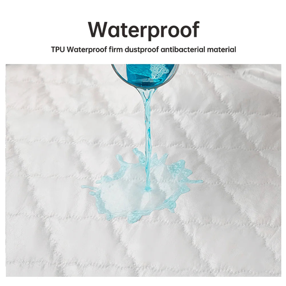 Waterproof Fitted Mattress Cover – Breathable & Durable Bed Protection