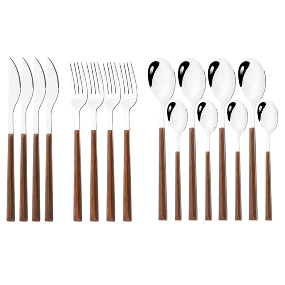 24-Piece Stainless Steel Flatware Set – Service for 6