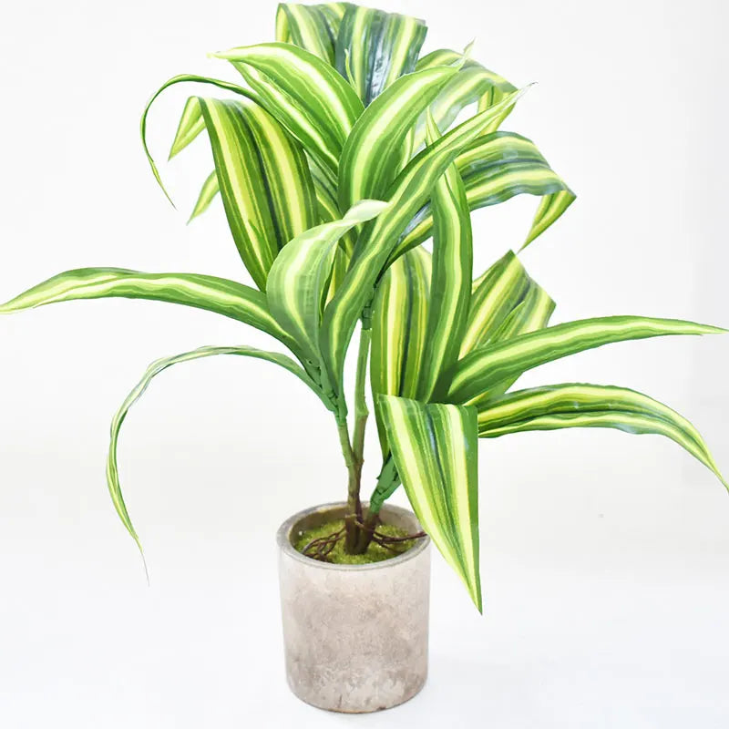 Artificial Tropical Plant Stem – 17” Greenery Branch for Home & Event Decor