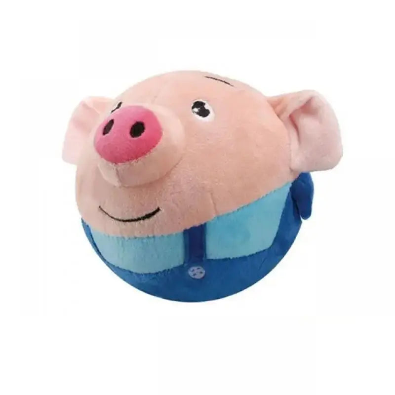Interactive Bouncing & Squeaking Dog Toy Ball