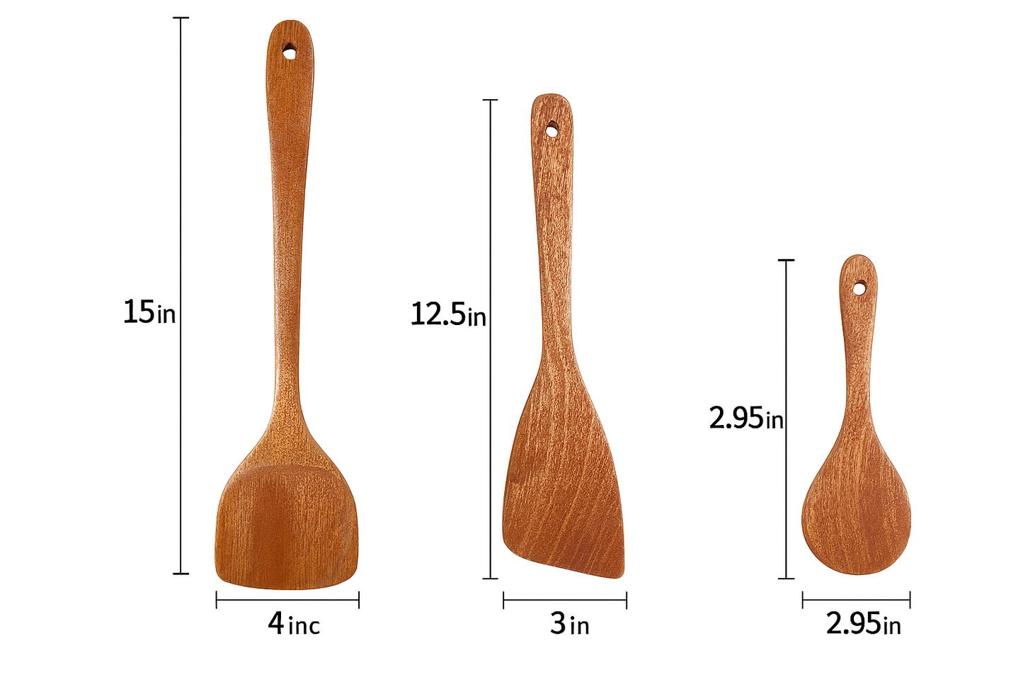 Wooden Cooking Shovel – Non-Stick & Non-Slip