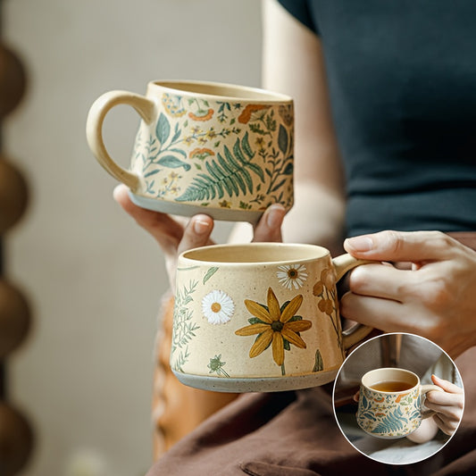 Floral Ceramic Multipurpose Plate – Reusable &amp; Dishwasher Safe