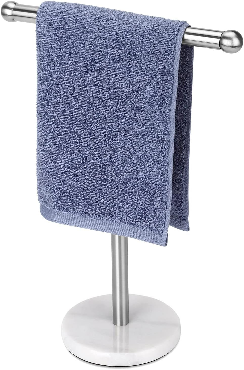 Hand Towel Holder Gold, Hand Towel Rack Stand with Heavy Weighted Base, Countertop Hand Towel Holder Stand for Bathroom，Sus304 Stainless Steel (Gold)