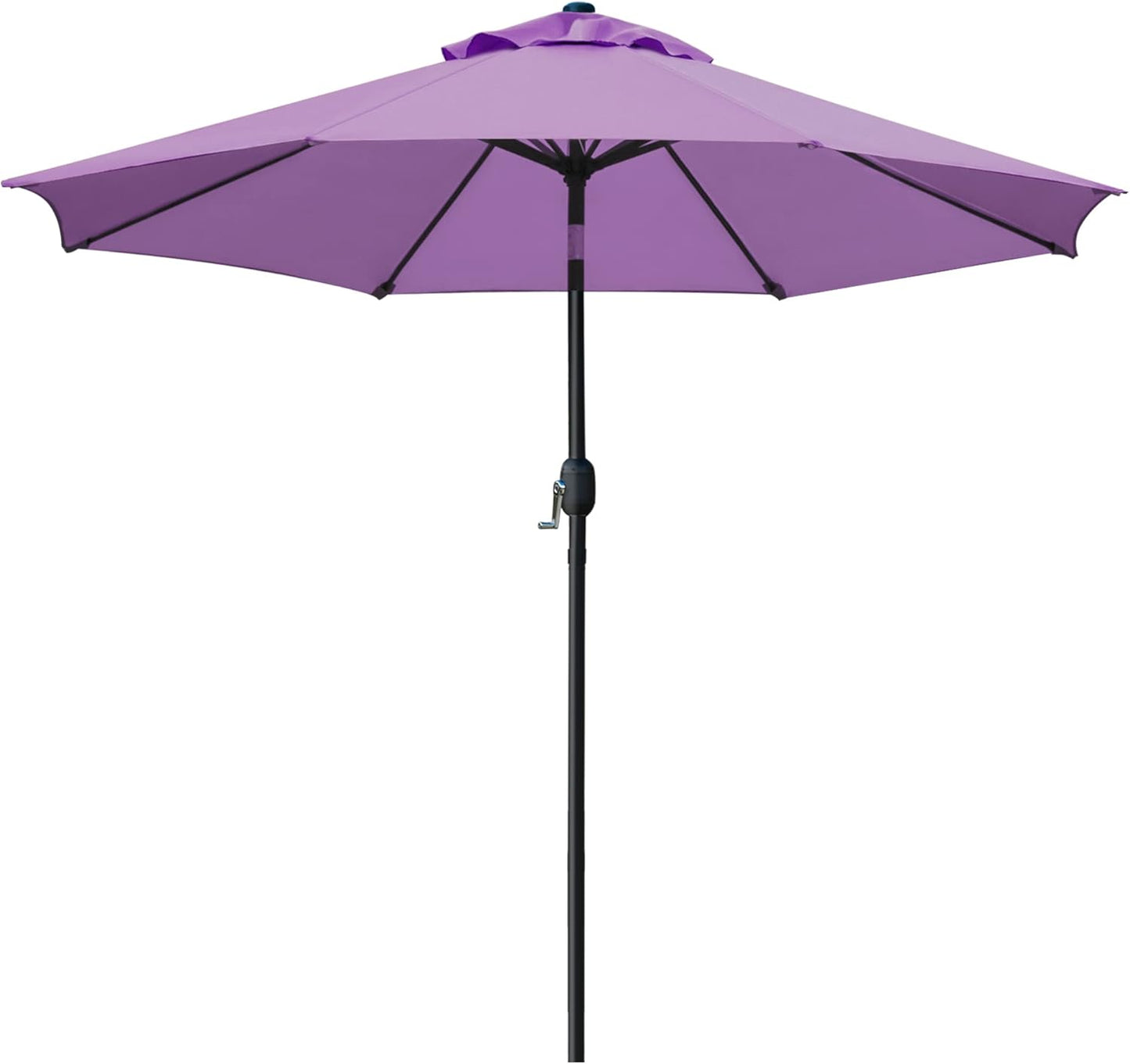 9' Patio Umbrella Outdoor Table Umbrella with 8 Sturdy Ribs (Beige)
