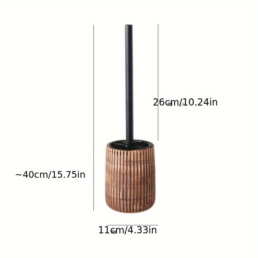 Ceramic Toilet Brush Holder with Floor Stand – Modern Bathroom Accessory