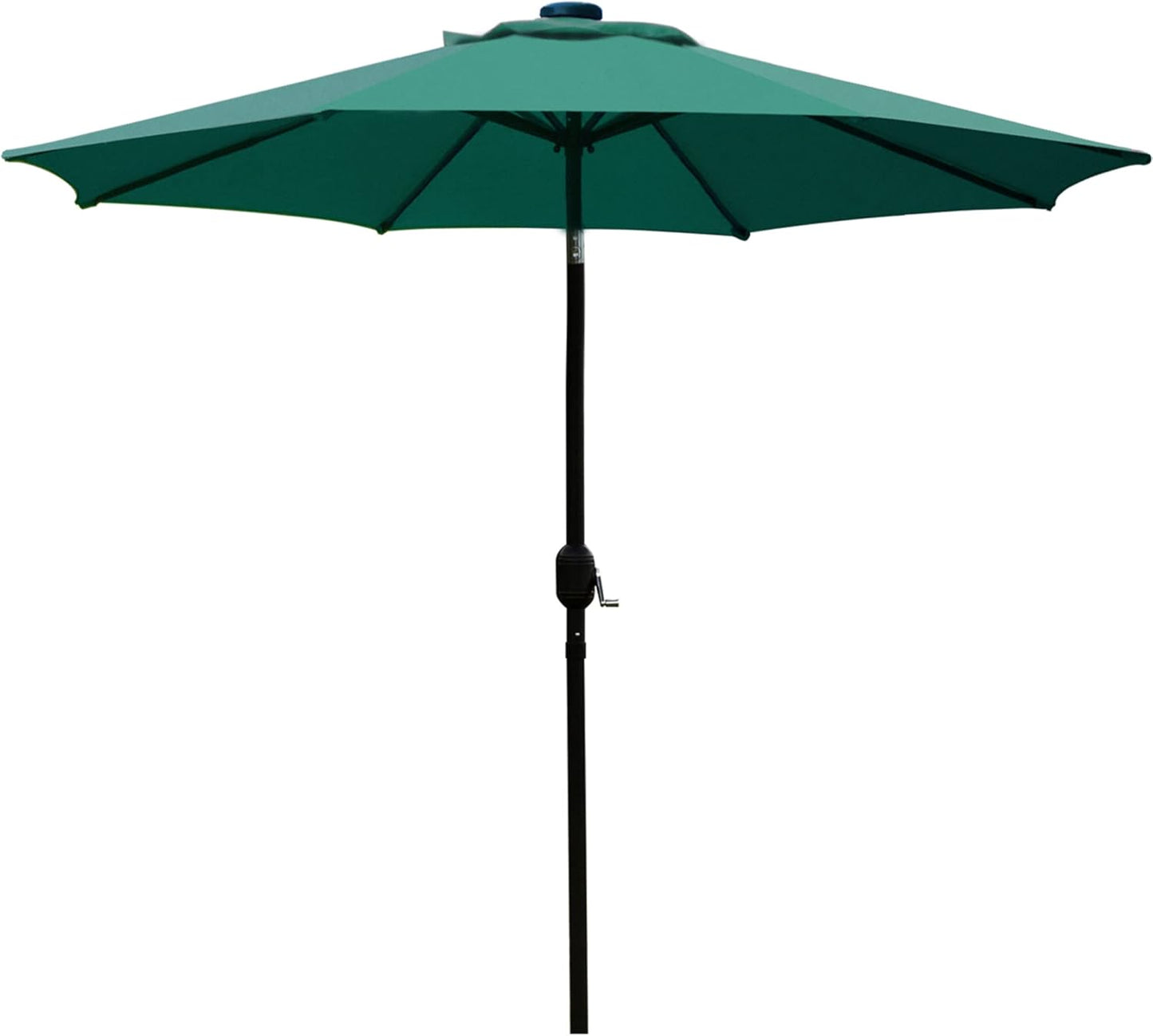 9' Patio Umbrella Outdoor Table Umbrella with 8 Sturdy Ribs (Beige)