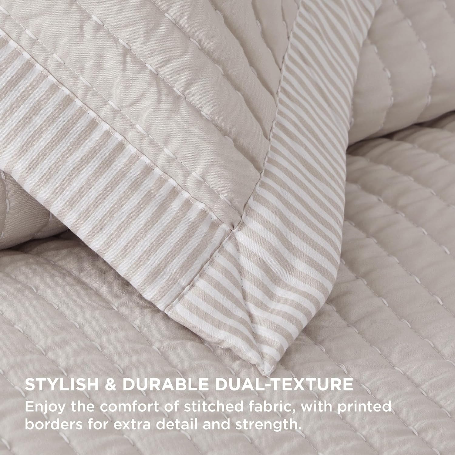 Quilts Queen Size - Queen Quilt Bedding Set Bedspread Coverlet Comforter, Lightweight Corduroy Pattern Bedspread, 3-Piece Set with 90"X96" Coverlet & 2 Pillow Shams, All-Season Soft Microfiber