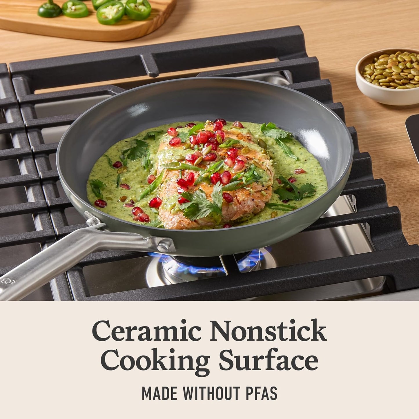 ® Ceramic Nonstick 12-Pc. Cookware Set