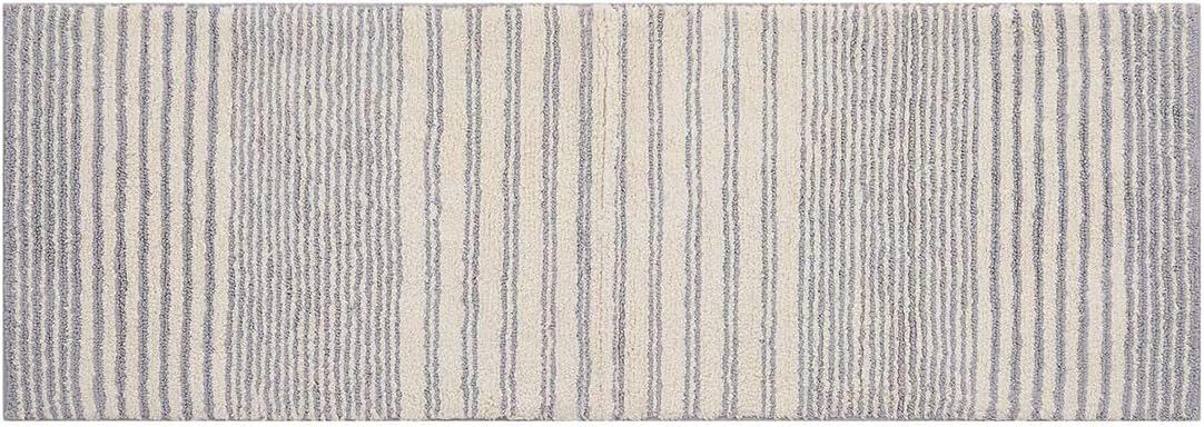 Bath Mat – Plush Cotton Non Slip Luxury Bathroom Rugs Washable – Soft Handmade Absorbent Bath Mat for Bathroom Floor, Vanity, or Tub-Side Use – Darby Biscuit 21X34