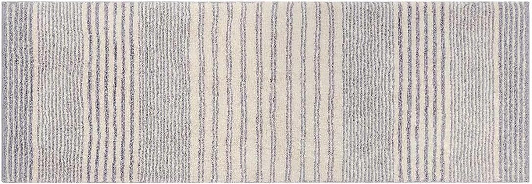 Bath Mat – Plush Cotton Non Slip Luxury Bathroom Rugs Washable – Soft Handmade Absorbent Bath Mat for Bathroom Floor, Vanity, or Tub-Side Use – Darby Biscuit 21X34