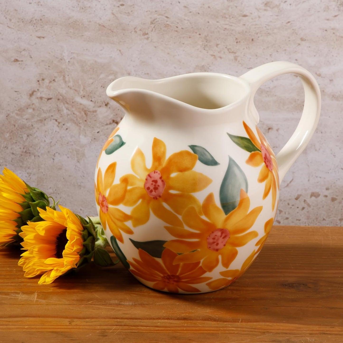 Handpainted Stoneware Collection – Posy Blossom Design