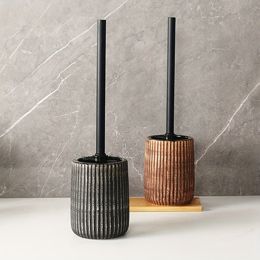 Ceramic Toilet Brush Holder with Floor Stand – Modern Bathroom Accessory