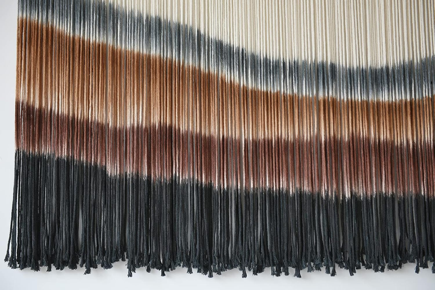 Macrame Wall Hanging Macrame Wall Decor Large-Scale Tie-Dye Tapestry Living Home Room Wall Decor 57" Wx 35" L
