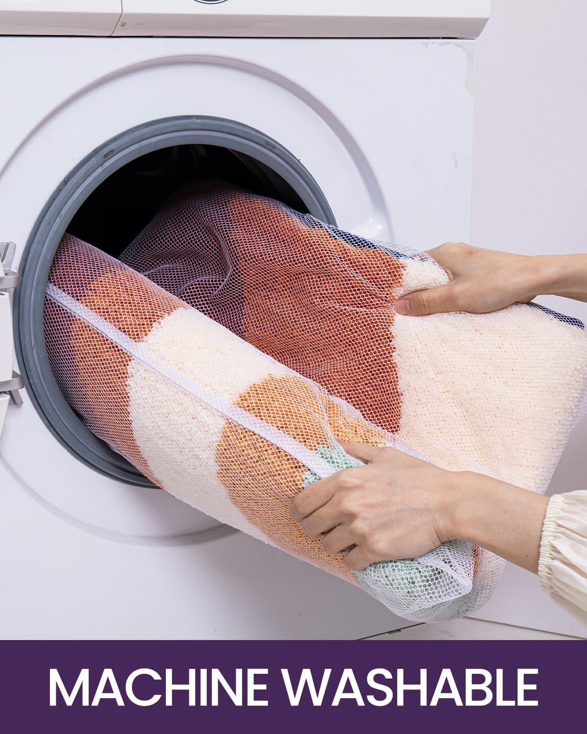 Bathroom Rug Washable, 17X30 Non Slip Bath Mat Absorbent, Soft Plush Microfiber Bathmat Quick Dry for Shower Floor, Colorful