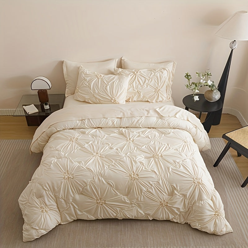 Lightweight Woven Quilt with Bamboo Fiber Blend – Machine Washable