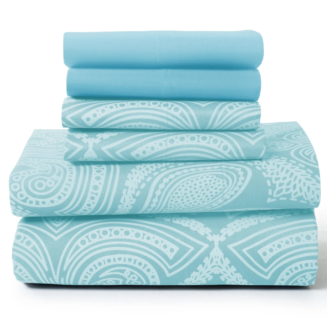 Paisley Microfiber Sheet Set – Ultra Soft, Deep Pocket, All-Season Comfort