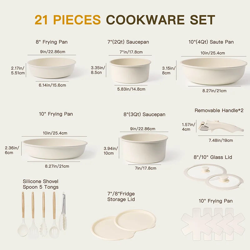 Astercook Cookware Set – Durable Non-Toxic Cooking Essentials